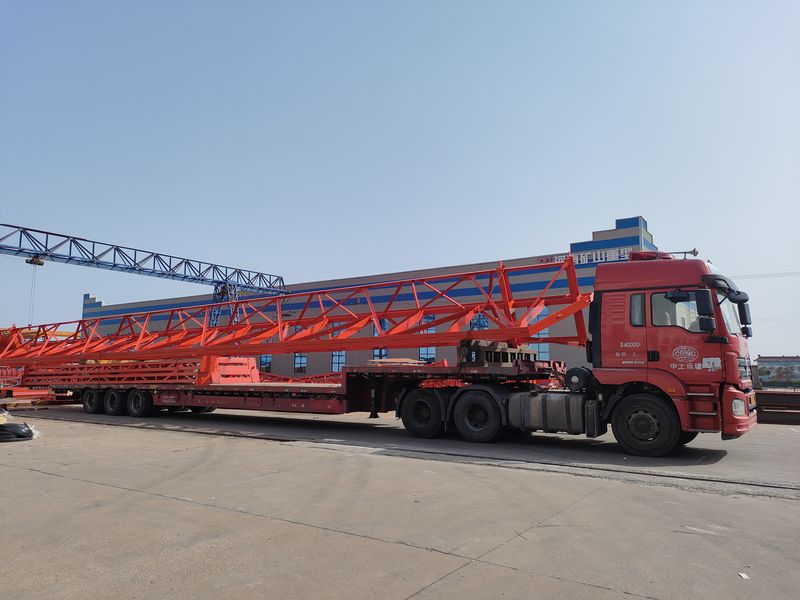 電動葫蘆門式起重機  MH10t—25m 制作完成，發往陜西榆林交付客戶使用