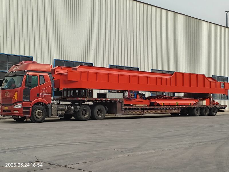 通用橋式起重機 QDXX32/5t—19.5m 電動單梁橋式起重機 2臺 LD10t—16.5m 制作完成，發往河北石家莊交付客戶使用。